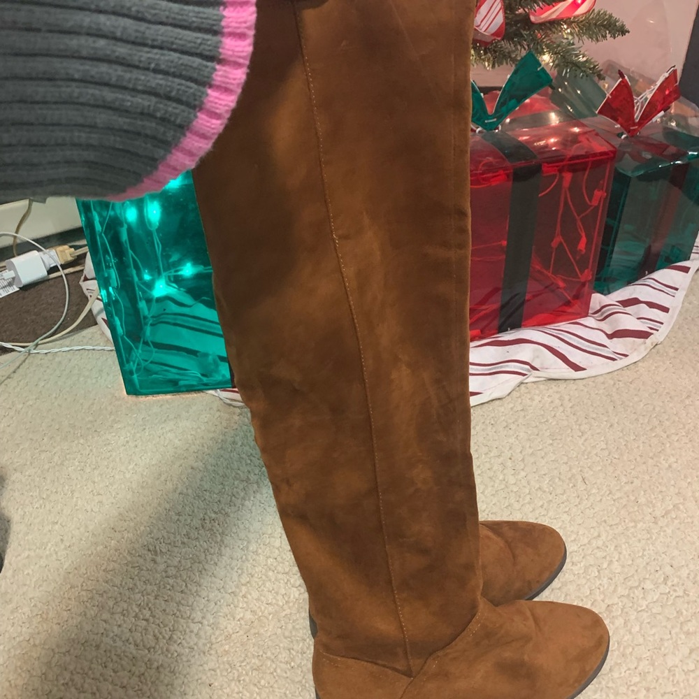 Thigh High XOXO Suede Boots